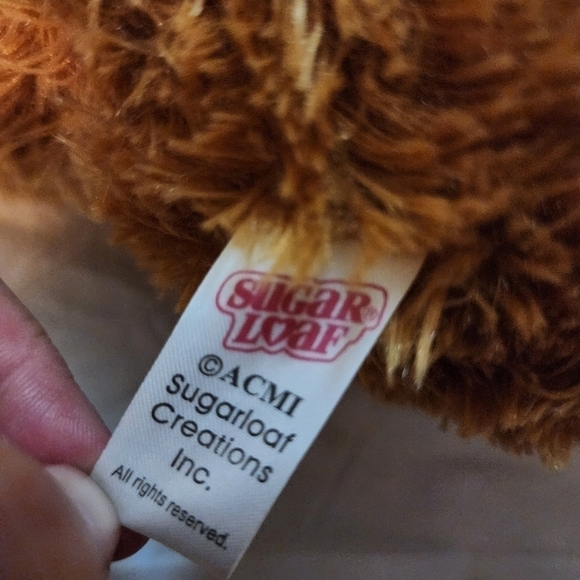 Sugar Loaf Acmi Sugarloaf Brown  Fuzzy Flop Ear Bunny Rabbit Easter Plush EUC - Picture 9 of 9